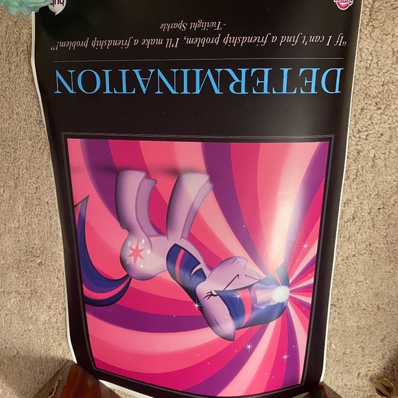 My Little Pony: San Diego Comic Con 2011 Motivational Posters Set of 8 VERY RARE - Picture 3 of 13